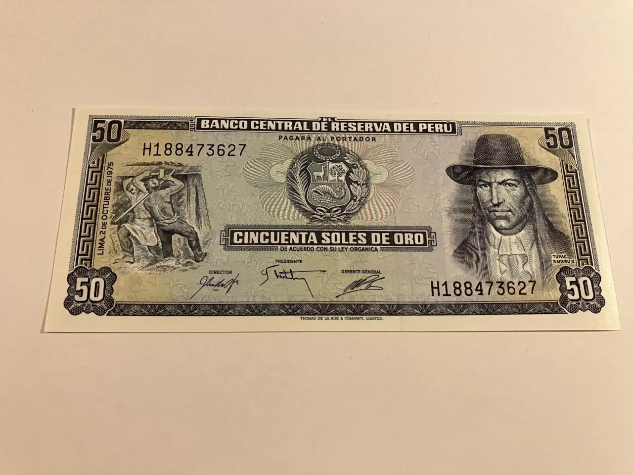 Billede 1 - 50 Soles De Oro Peru