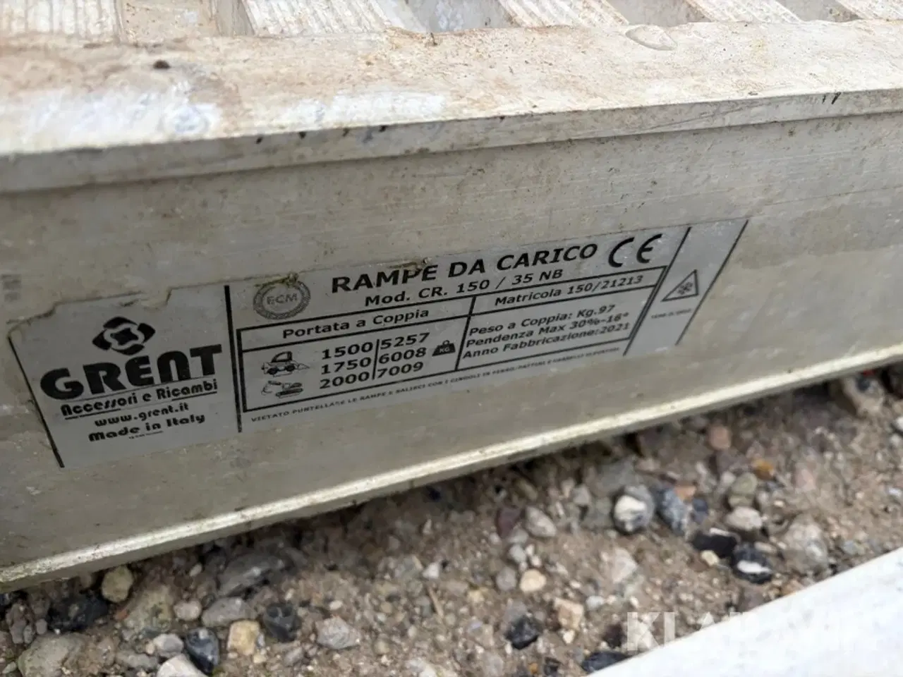 Billede 10 - Rampesæt Grent 150/35 NB 1 sæt