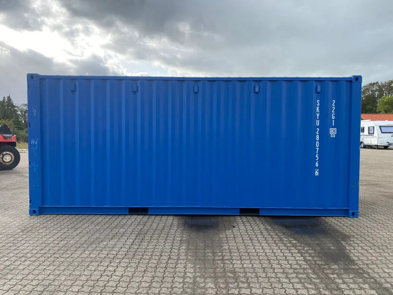 Billede 3 - 20 fods container KUN i Blå - TILBUD - TILBUD 