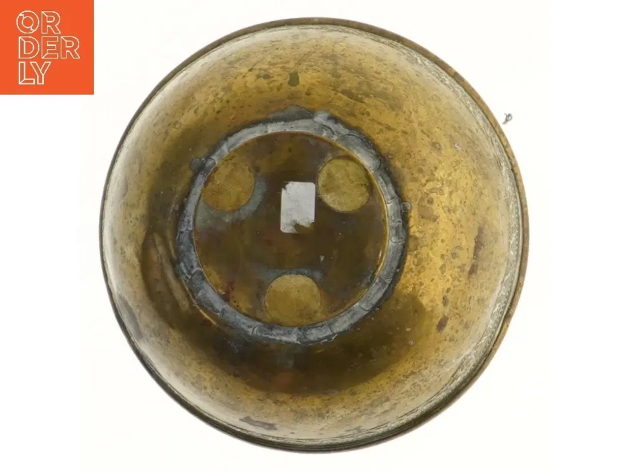 Billede 3 - Dekorativ messing vase (str. Ø 12x13 cm)