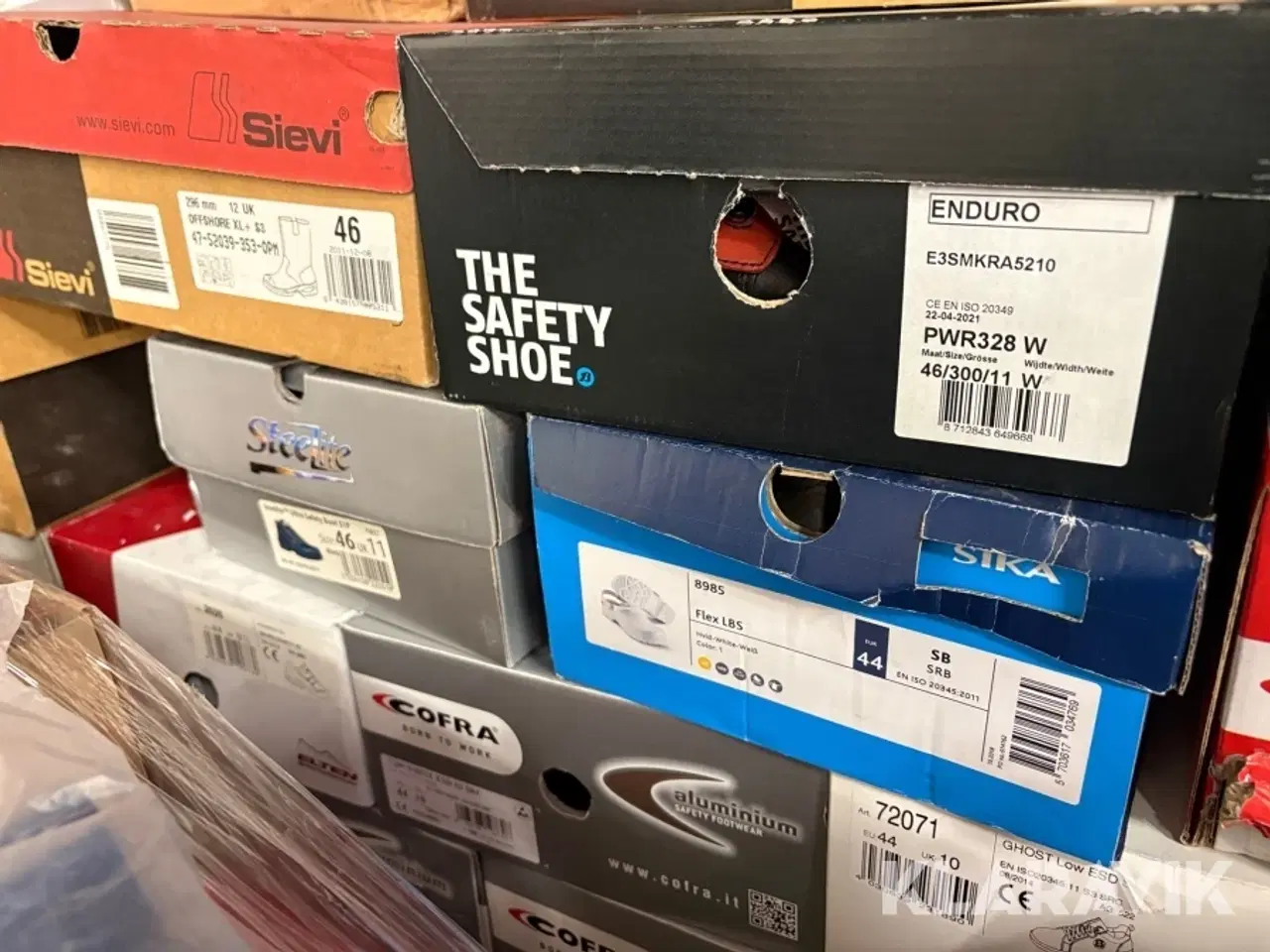 Billede 7 - Arbejdssko - assoteret type - 115 styks i alt