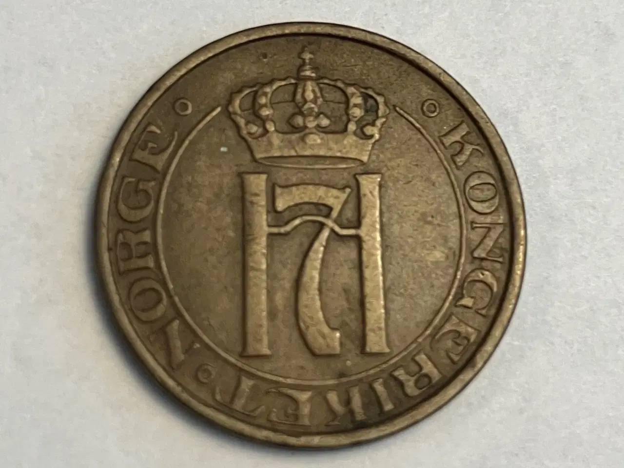 Billede 2 - 2 Øre 1934 Norge