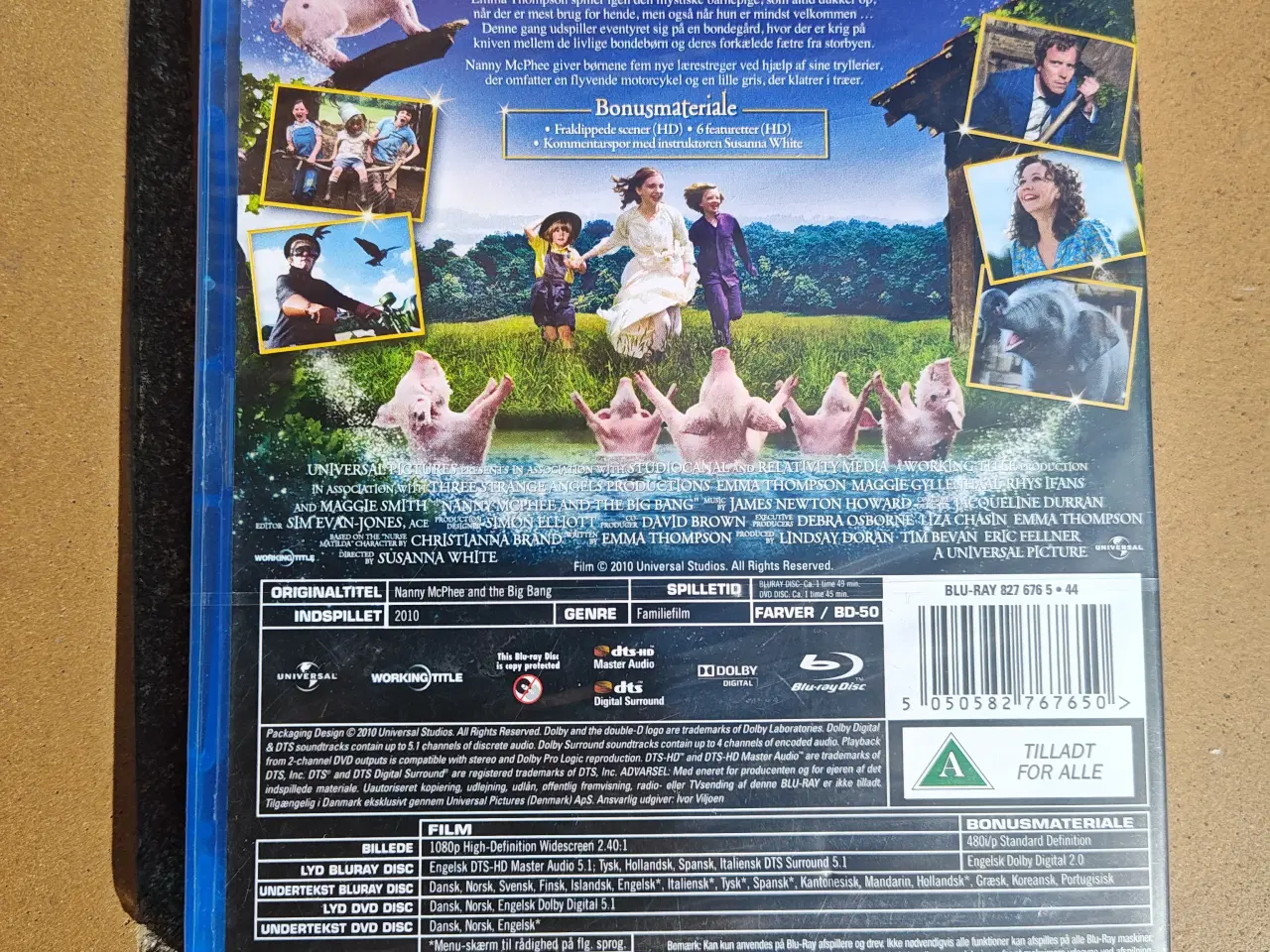 Billede 2 - Nanny McPhee med nye Tryllerier Bluray + DVD
