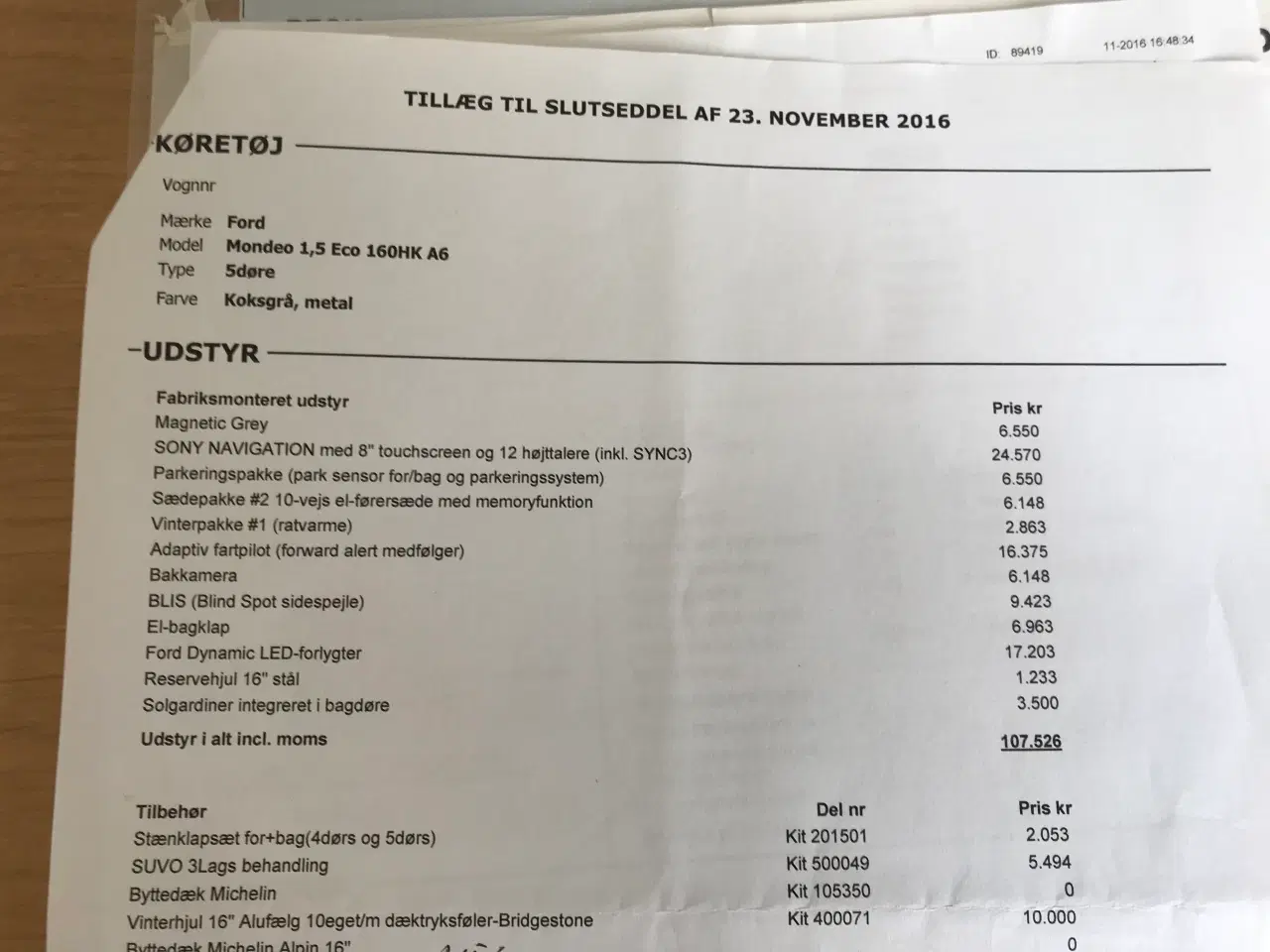 Billede 6 - Ford Mondeo Titanium 1,5 benzin AUT 5 dørs 2017