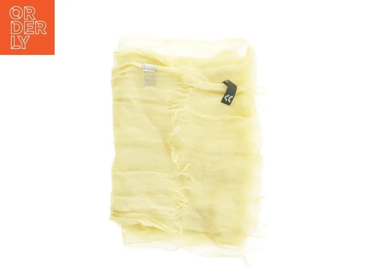 Billede 1 - Gul hørtørklæde fra Pret (str. 35x180 cm)