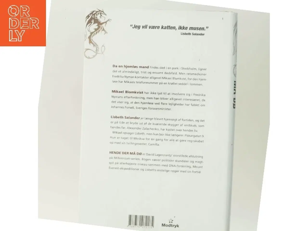 Billede 3 - Hende der må dø af David Lagercrantz (Bog)