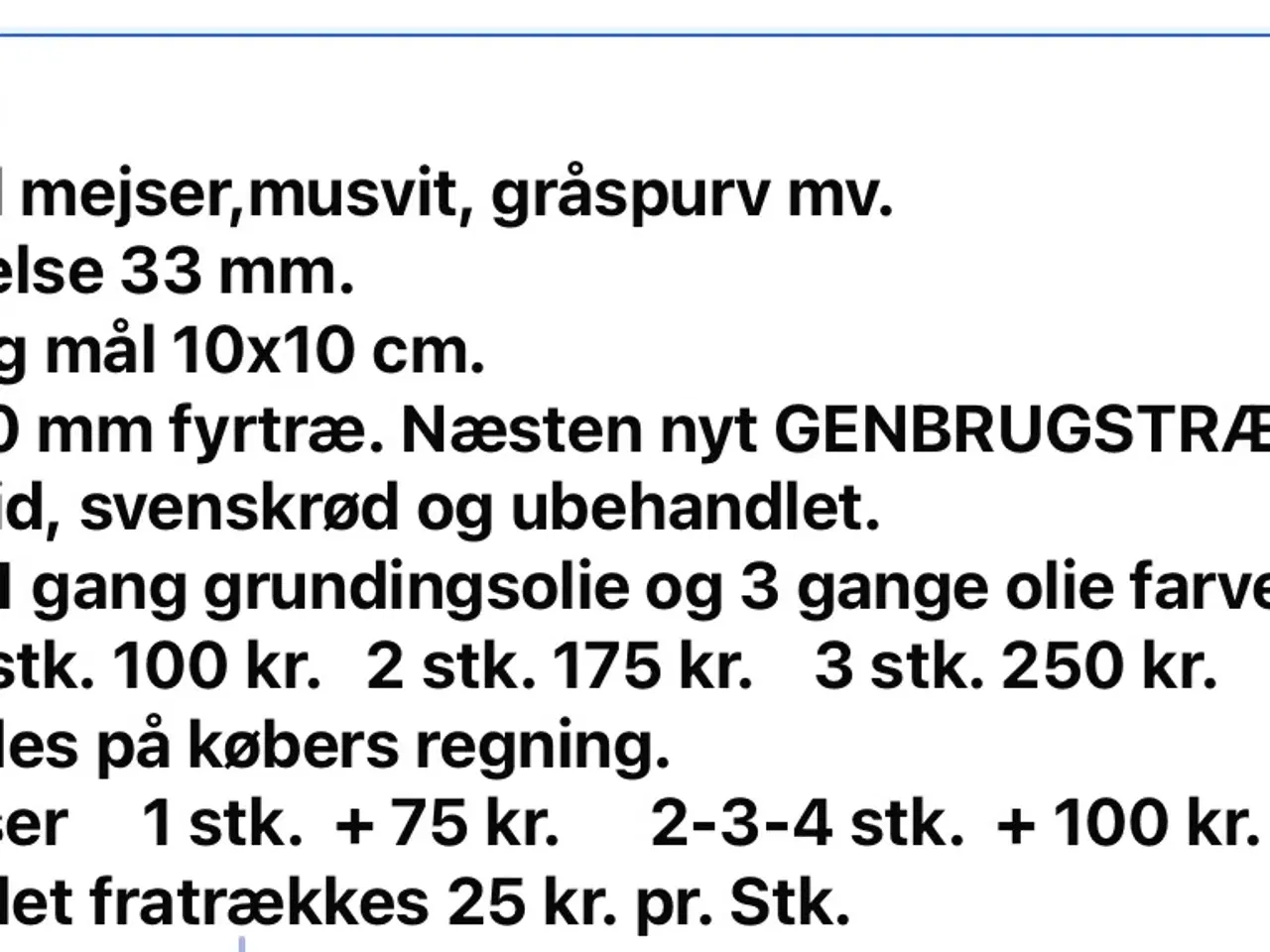 Billede 2 - Fuglehus (redekasse)