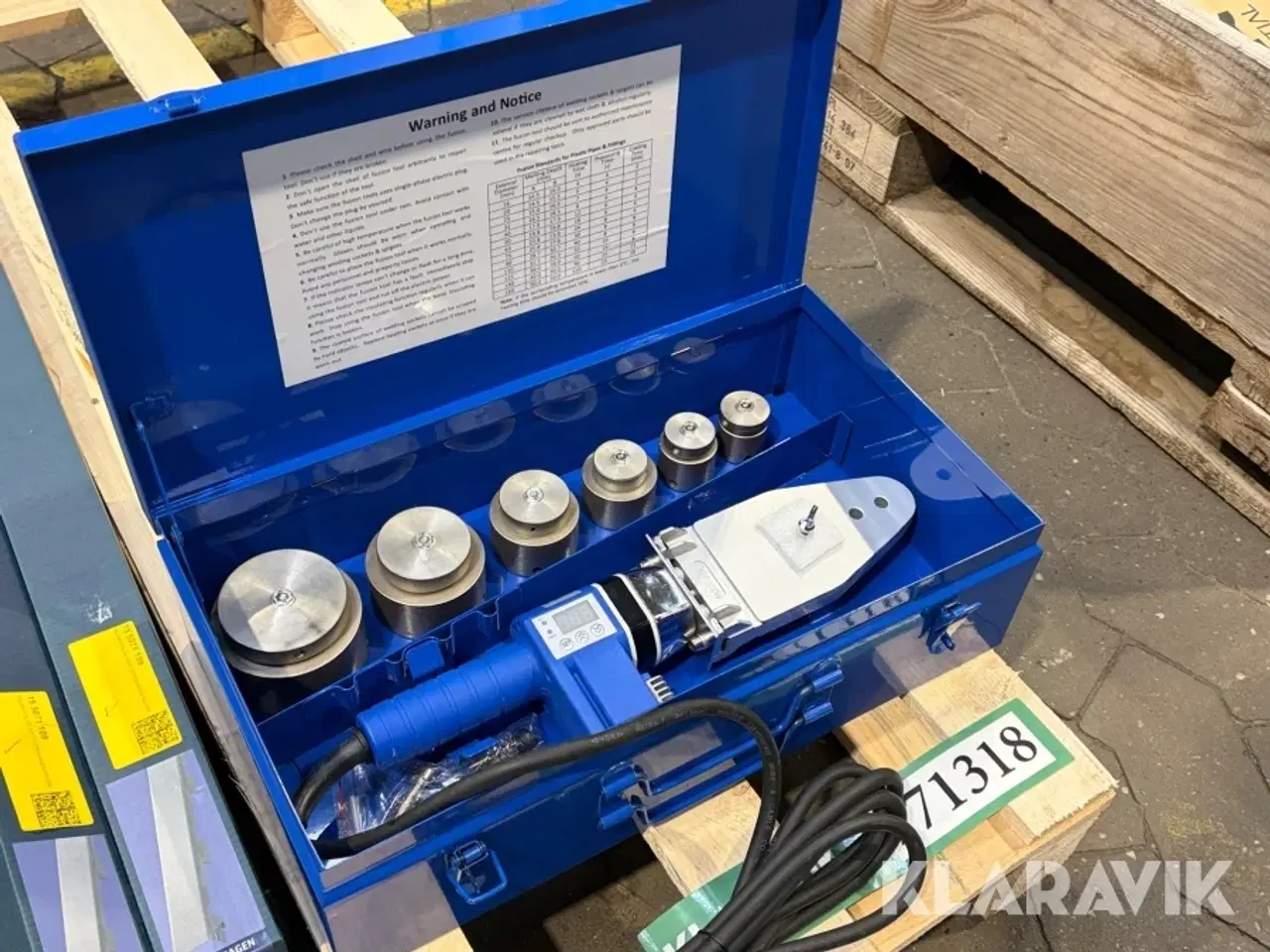 Billede 2 - Svejsemaskine Plast-Line ZTHJ-63 håndholdt