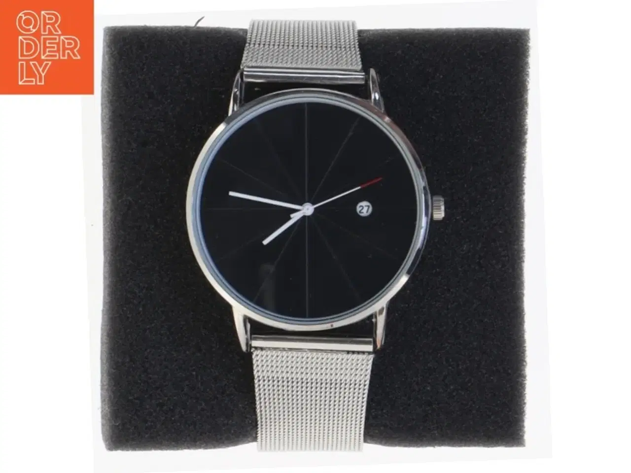 Billede 1 - Armbåndsur med mesh-lænke (str. 23 cm)