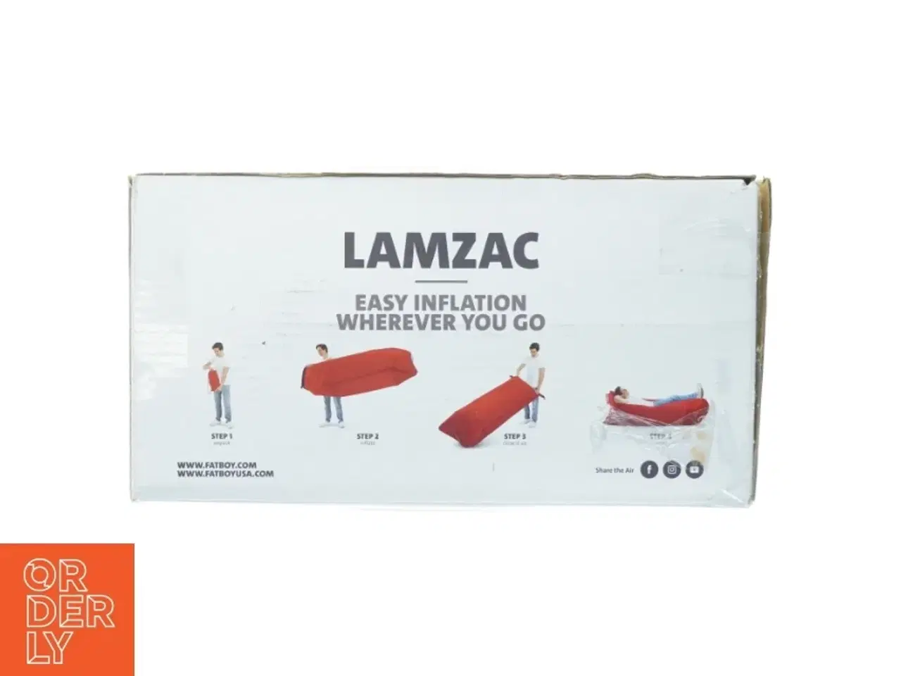 Billede 2 - Fatboy Lamzac oppustelig sofa fra Fatboy (str. Kasse 38 x, 20 cm)