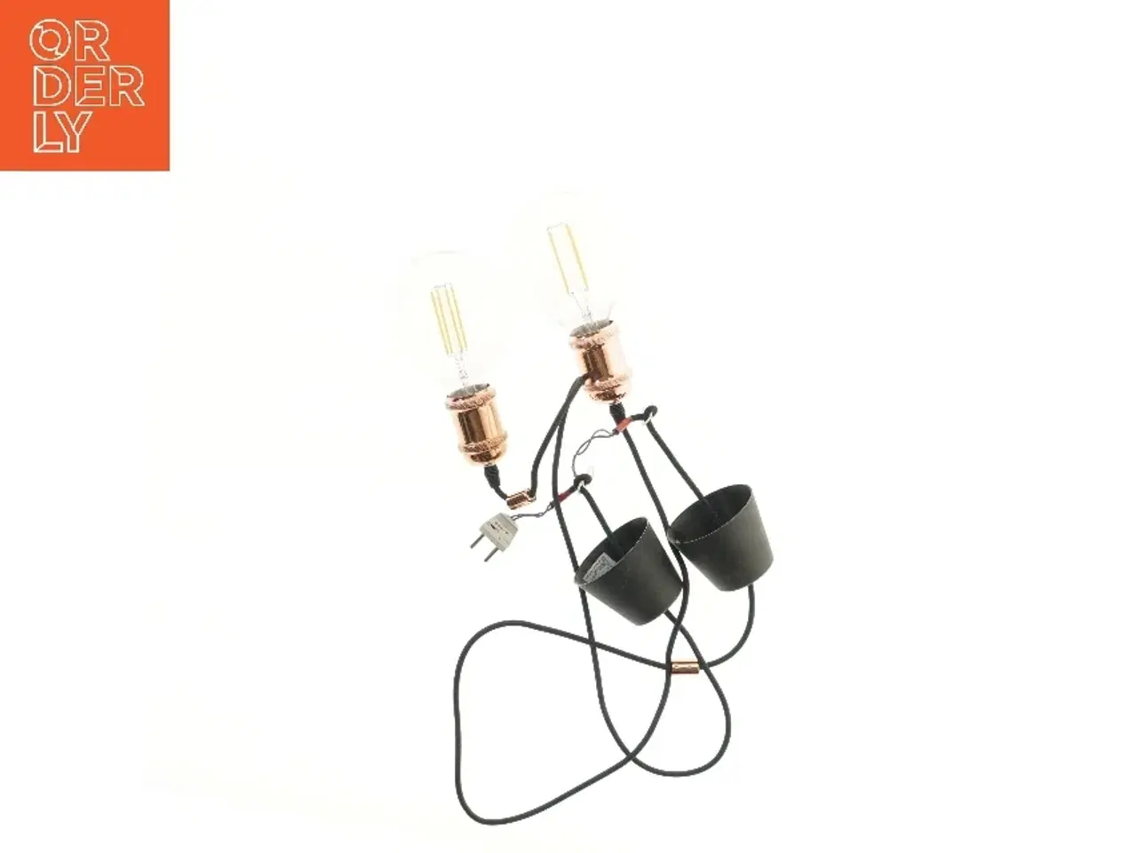 Billede 1 - Dobbelt pendel lampe montering fra Nordlux (str. Ø 12 cm)