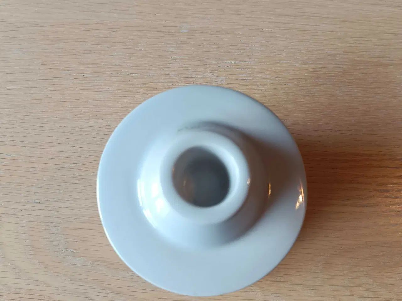 Billede 4 - Kähler Hammershøi Lysestage hvid porcelæn