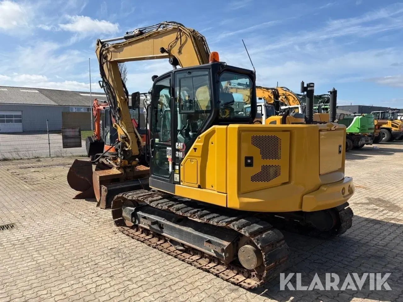 Billede 3 - Gravemaskine CAT 310 med GPS & skovle