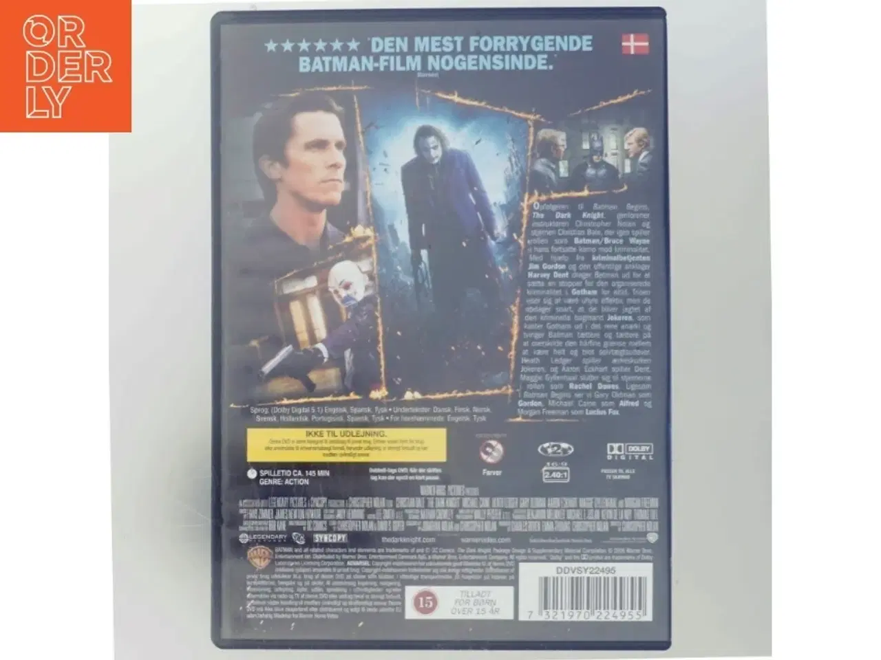 Billede 3 - The Dark Knight (Batman) (DVD) med Christian Bale (DVD)