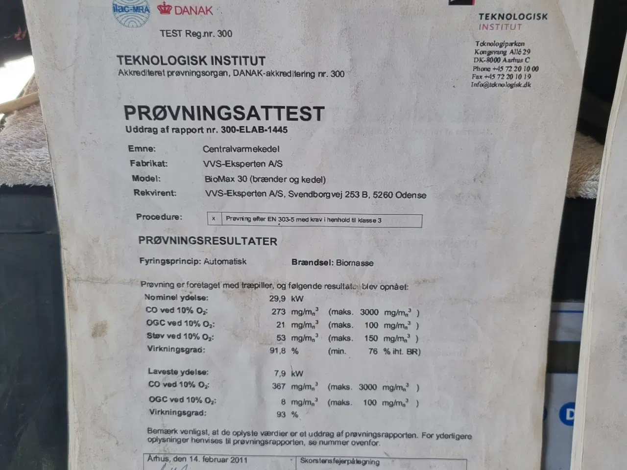 Billede 3 - KOM MED ET BUD.  BIO-MAX med 650 kg magasin.