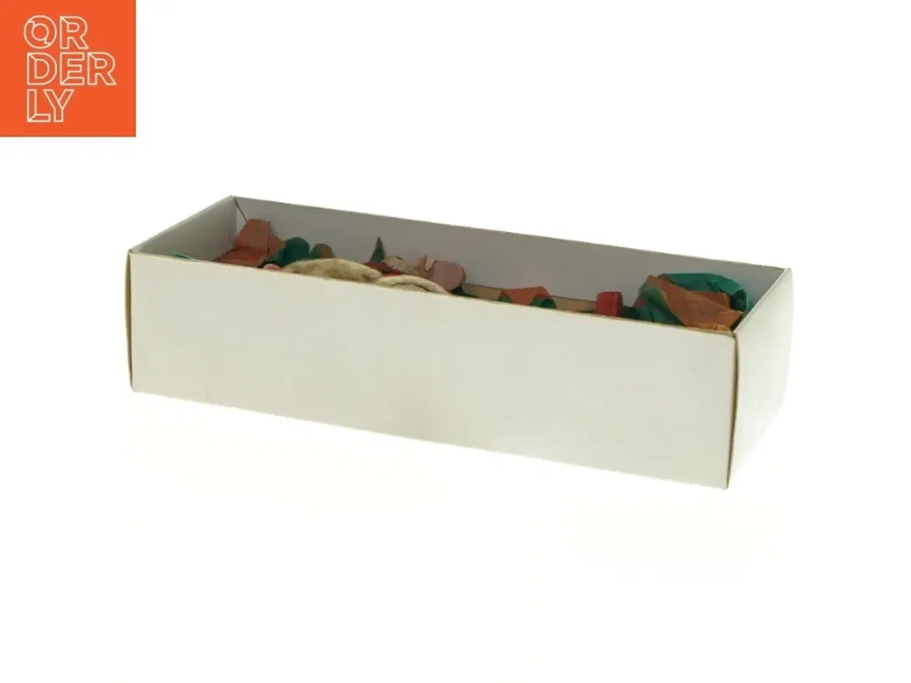 Billede 6 - Julemandsfigur, antik (str. 14 x 7 cm)