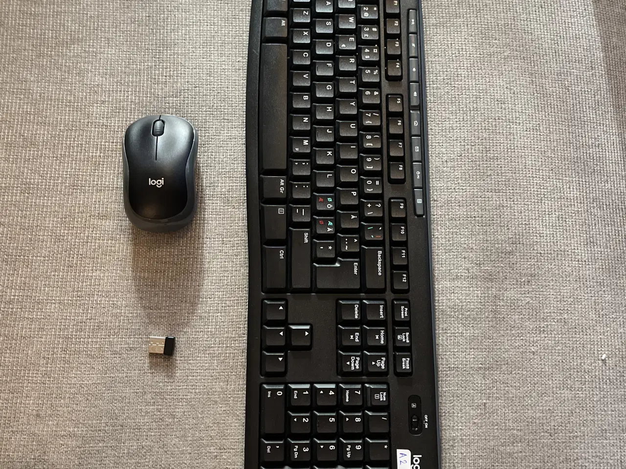 Billede 1 - Logitech trådløst tastatur K270 og mus M185 sæt