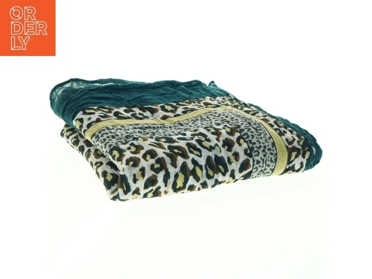 Billede 2 - Leopardprint tørklæde (str. 175 x 110 cm)