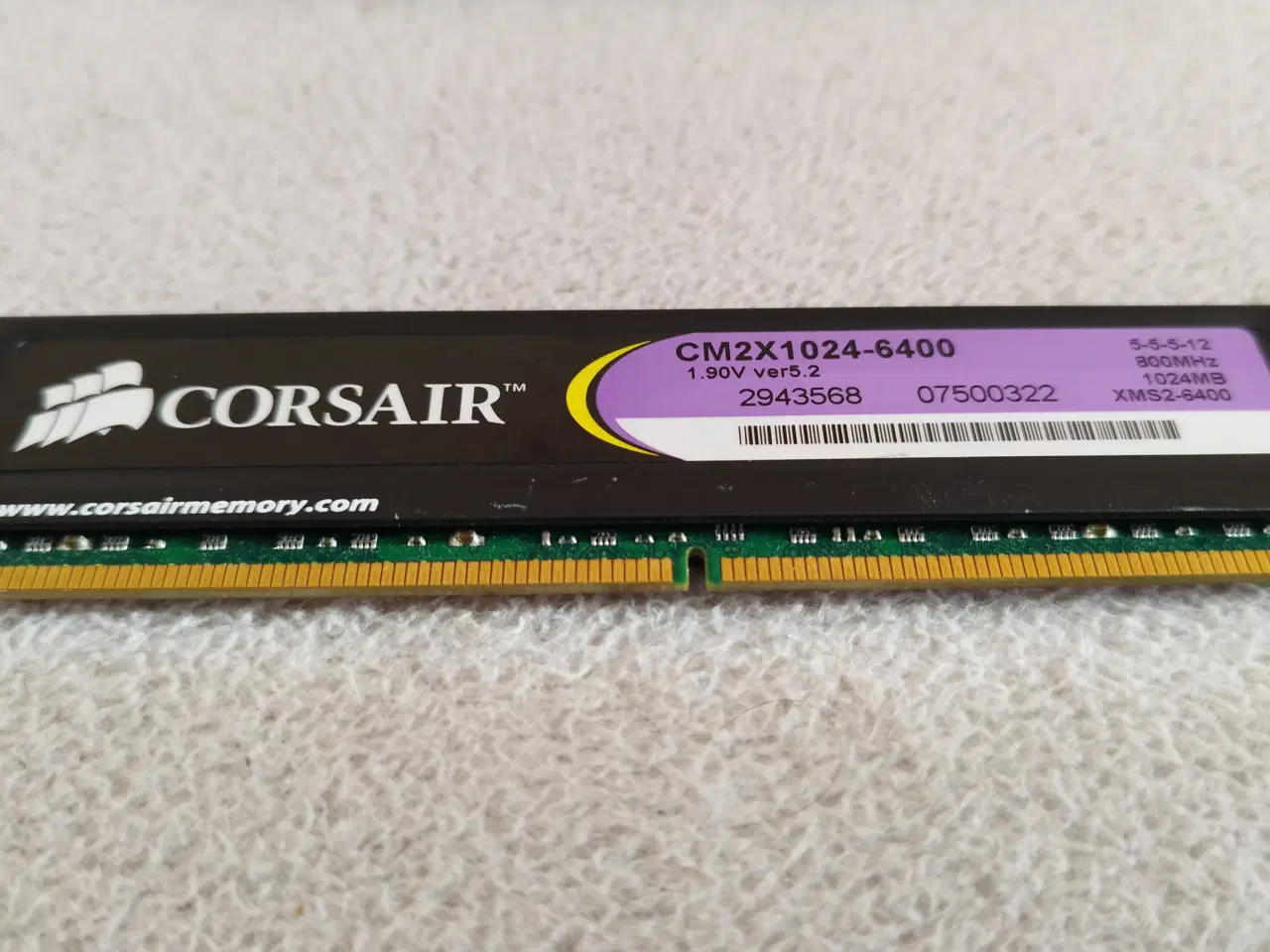 Billede 6 - 4 x 1 GB Corsair xms2 DDR2 Ram-blokke