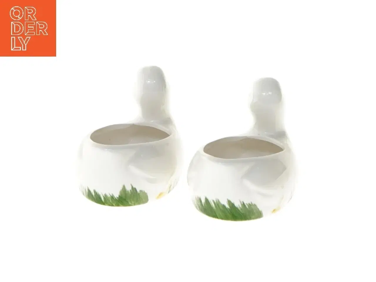 Billede 4 - Ænder porcelænsfigurer (str. Ø 9,5xØ6x6,5 cm)