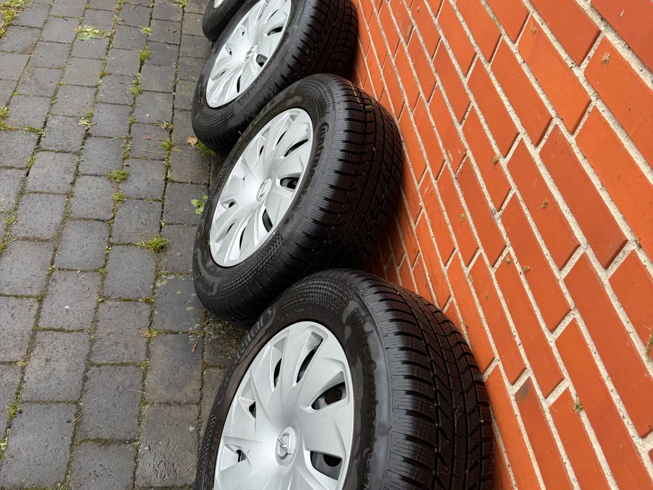 Billede 3 - 5x105 16”Originale Opel vinterhjul Continental dæk