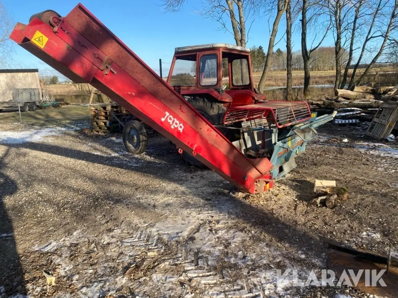 Billede 1 - Sav/Brændekløver Japa 900 med transportbånd