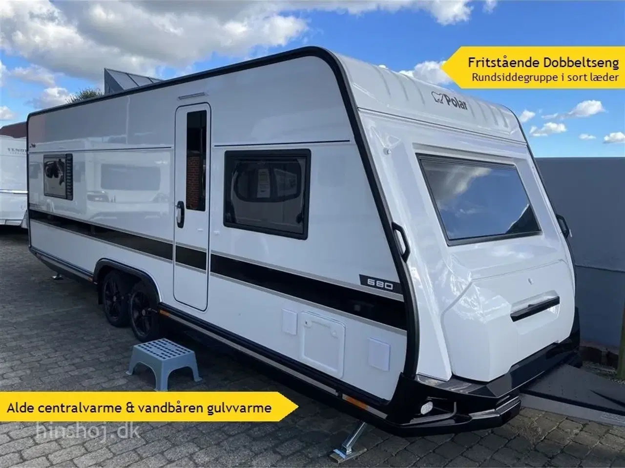 Billede 1 - 2025 - Polar Blackline 680 QA   Luksus vintervogn med fantastisk indretning fra Hinshøj Caravan A/S