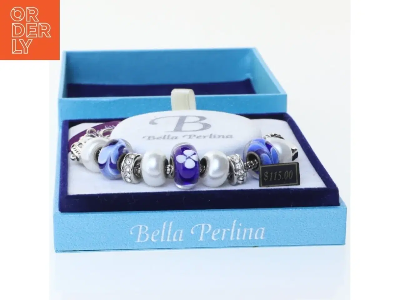 Billede 2 - Armbånd med charm perler fra Bella Perlina (str. onesize/23 cm)