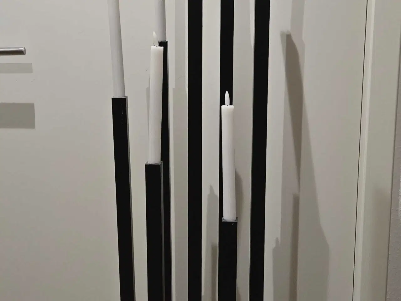 Billede 2 - Flot designerlysestage til gulvet 130 cm