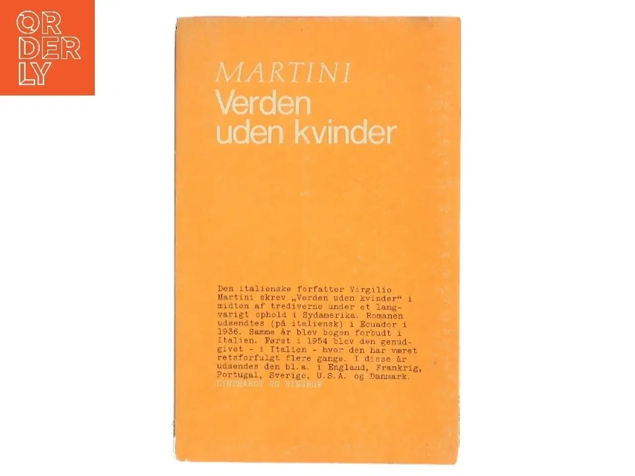 Billede 1 - Verden uden kvinder af Virgilio Martini (Bog)