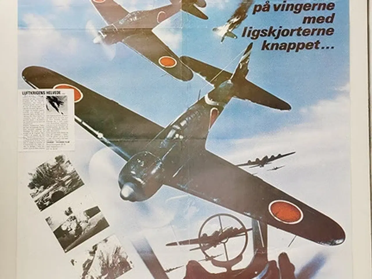 Billede 1 - ⭐️- Plakat: Vintage - Luftkrigens Helvede