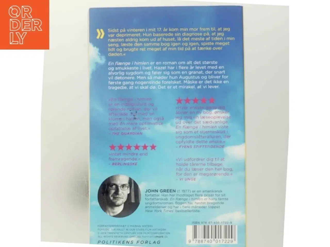 Billede 3 - En flænge i himlen af John Green (f. 1977) (Bog)
