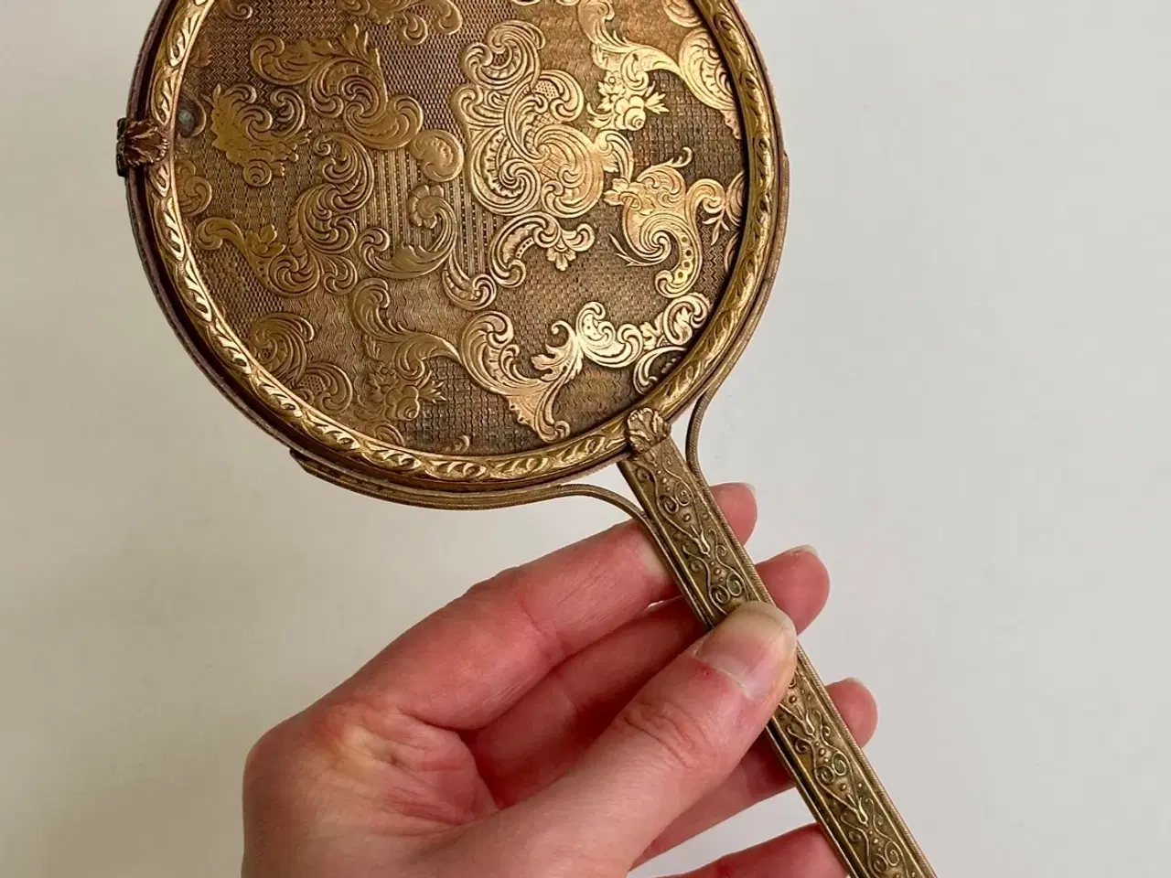 Billede 2 - Håndspejl, antikt