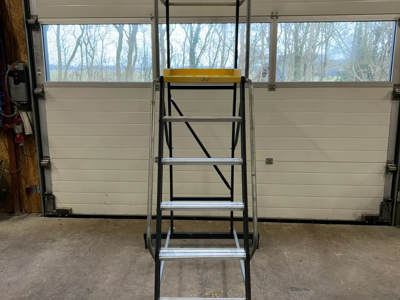 Billede 4 - Arbejdsplatform  ,rulle stillads,stige 