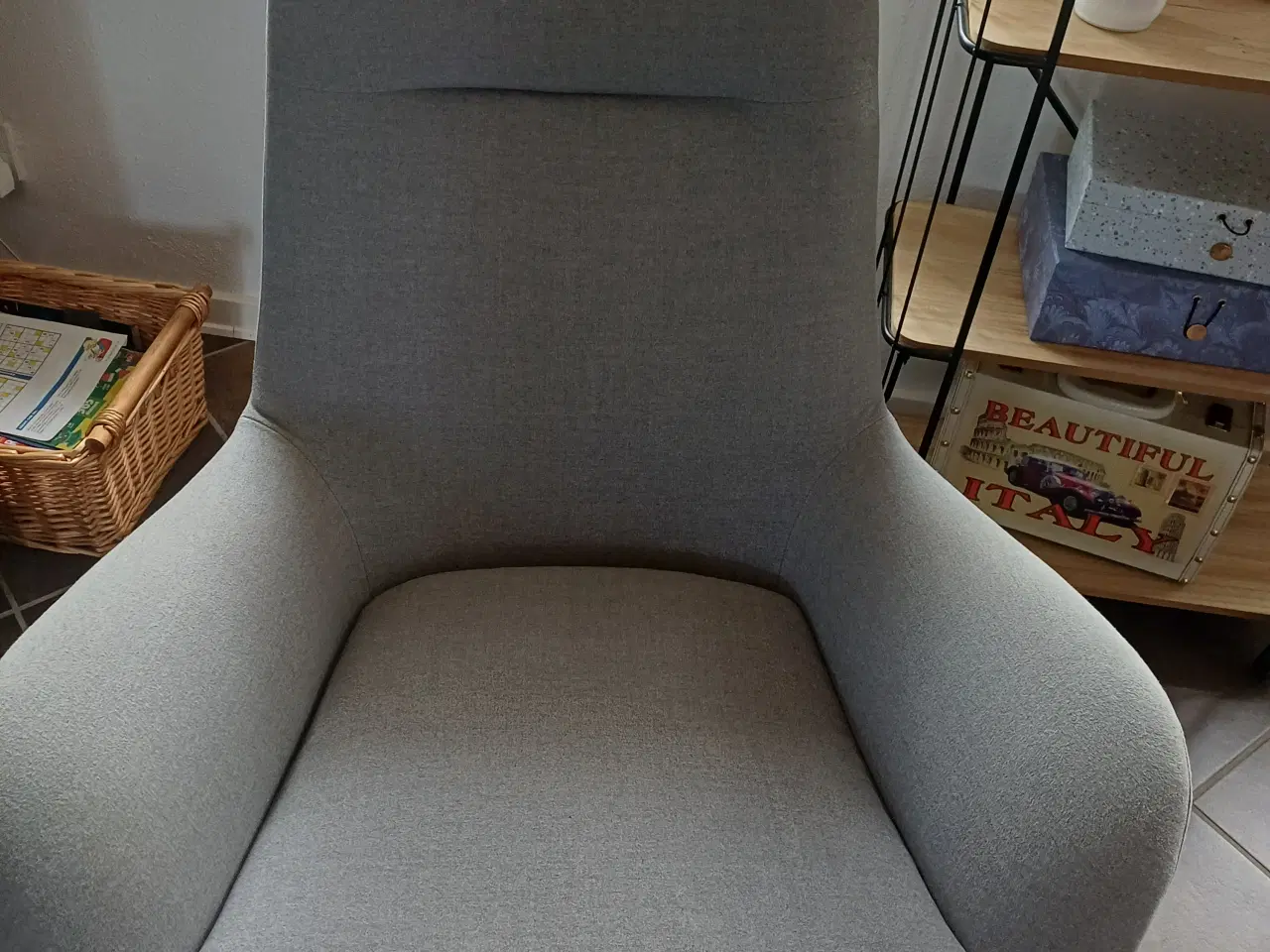 Billede 4 - Lænestol med fodskammel