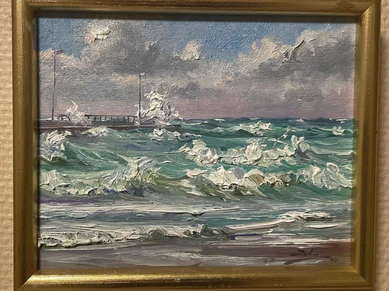 Billede 1 - Maleri af John Kristensen - Løkken !