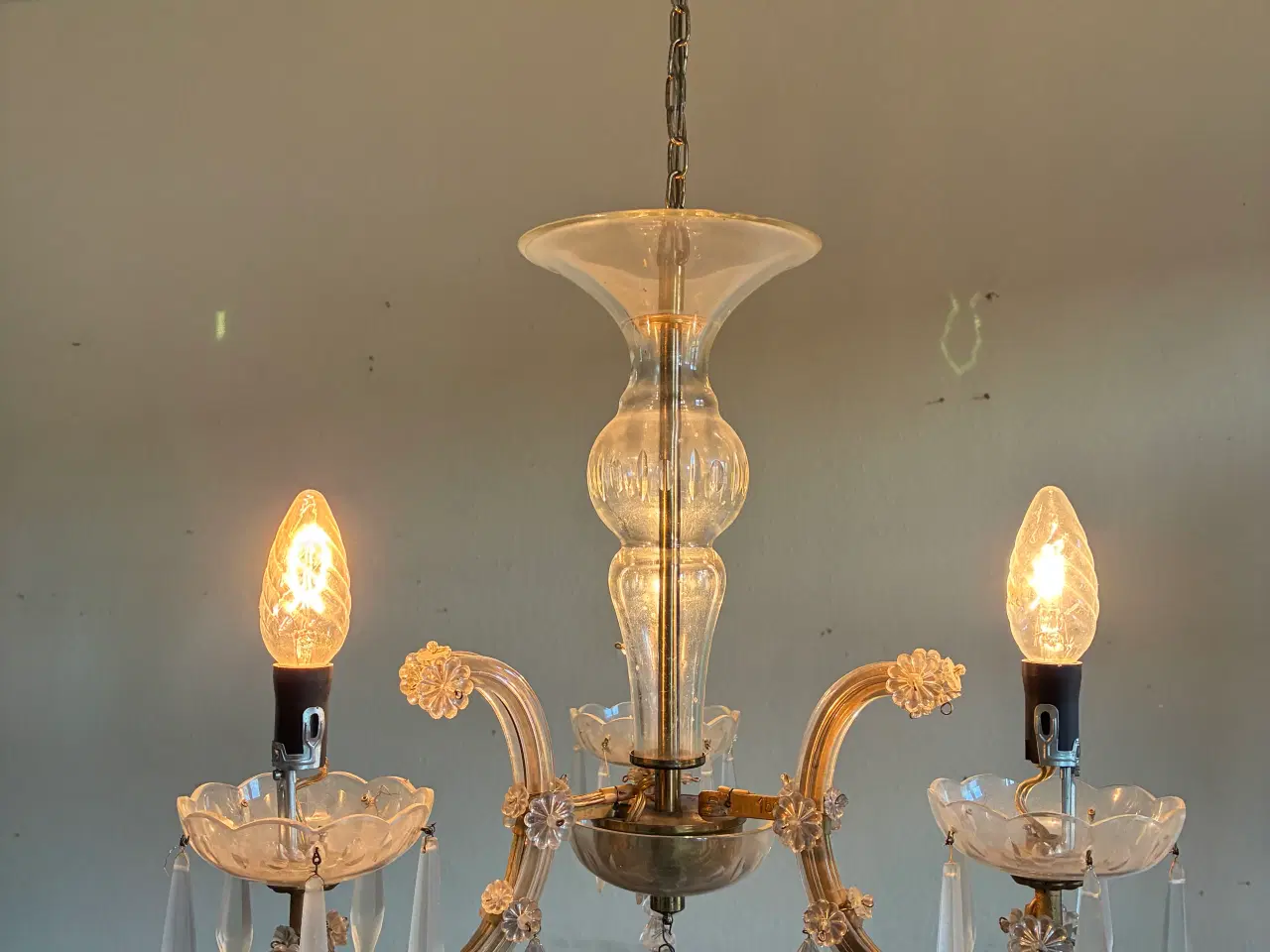 Billede 2 - Lysekrone med prismer