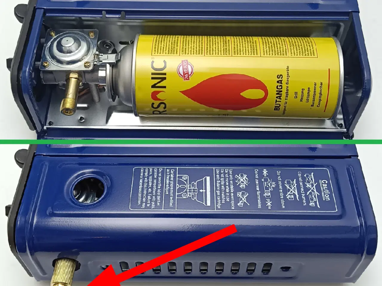 Billede 5 - NY! 2300W PREMIUM Gasblus + 9 mm adapter