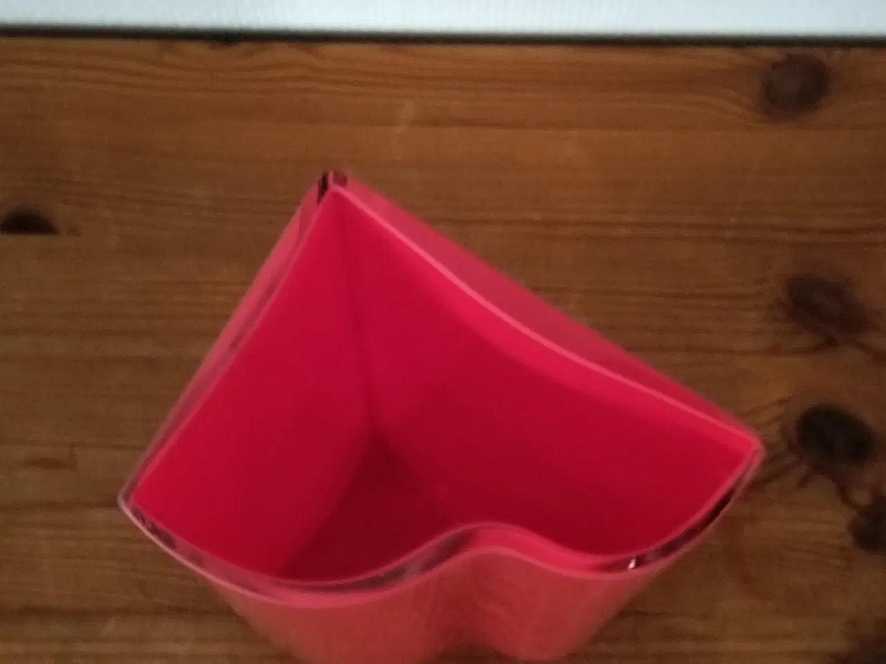 Billede 7 - Nuutajärvi Sonetti - Super Flot Rød Glasvase