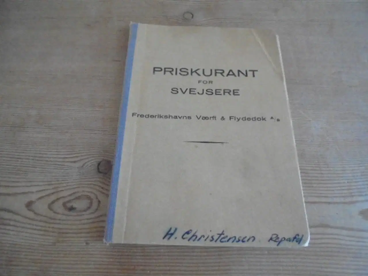 Billede 1 - Priskurant for svejsere – Frederikshavn Værft & Fl