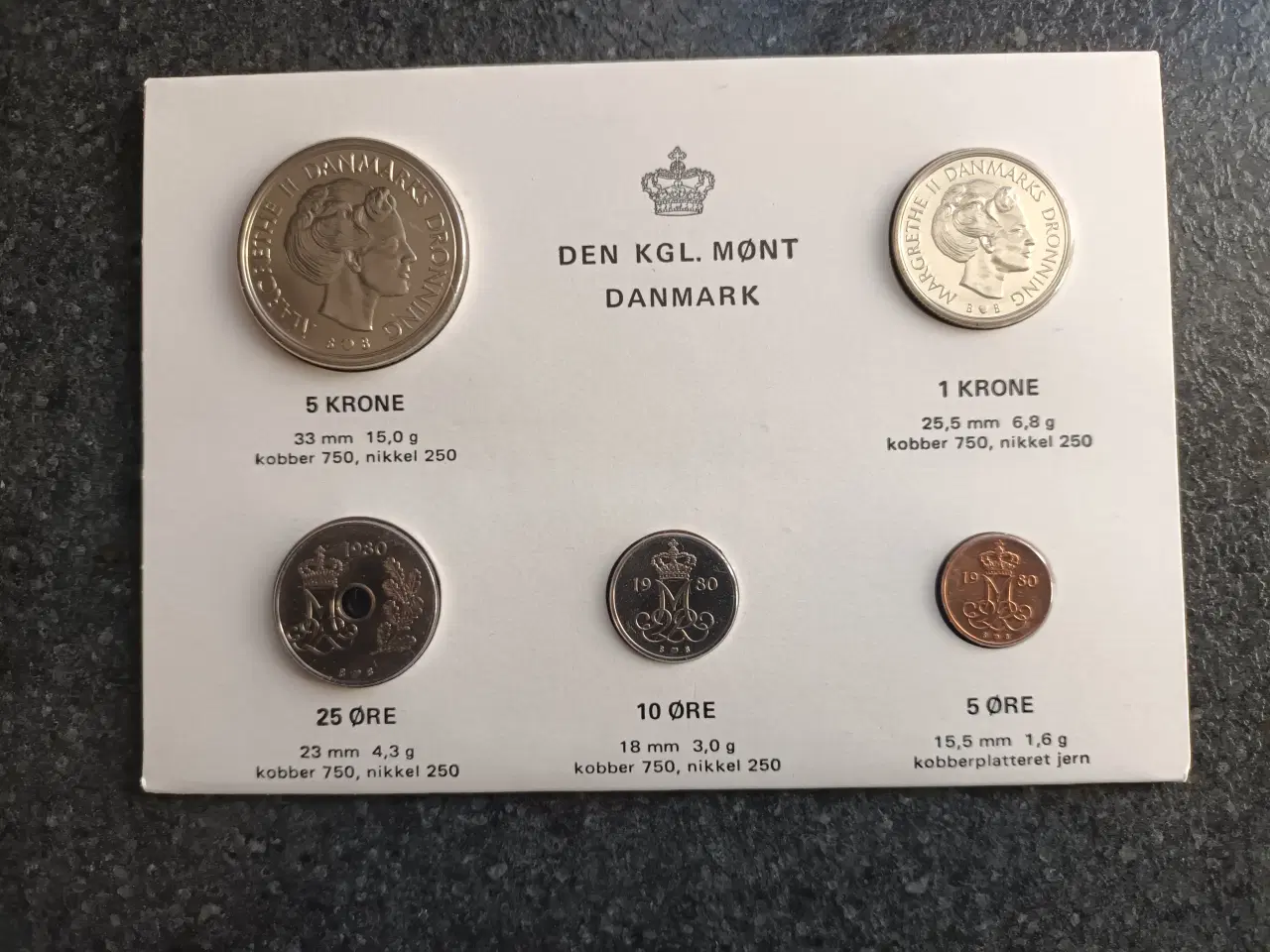 Billede 1 - Kgl Møntsæt 1980 bedste af alle årgange.