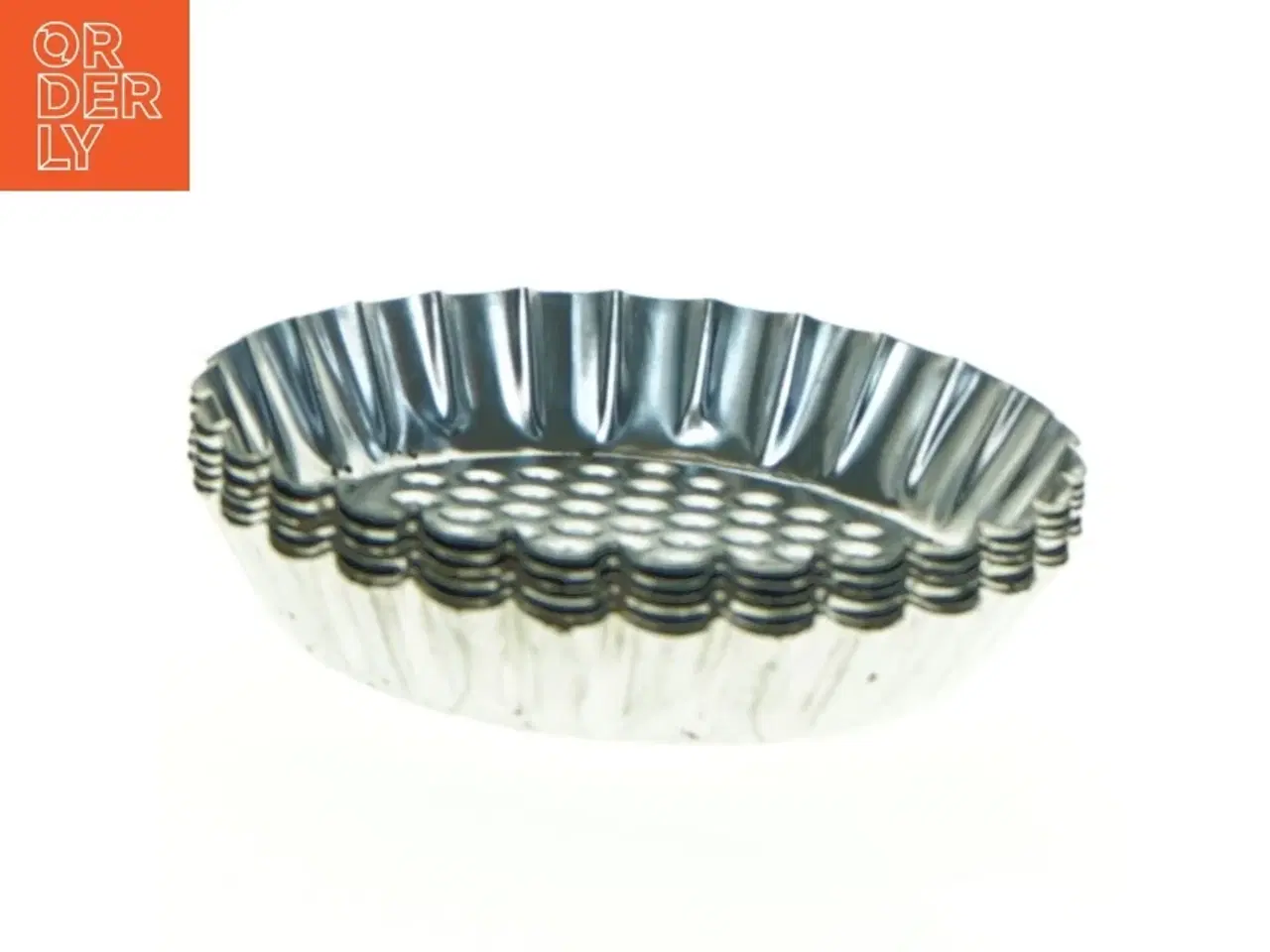 Billede 1 - Aluminium tærteforme (str. Diameter 9,5 cm)