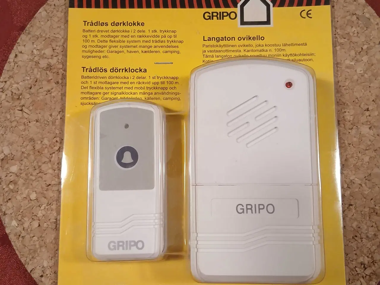 Billede 1 - Ny trådløs Dør/Ringeklokke 