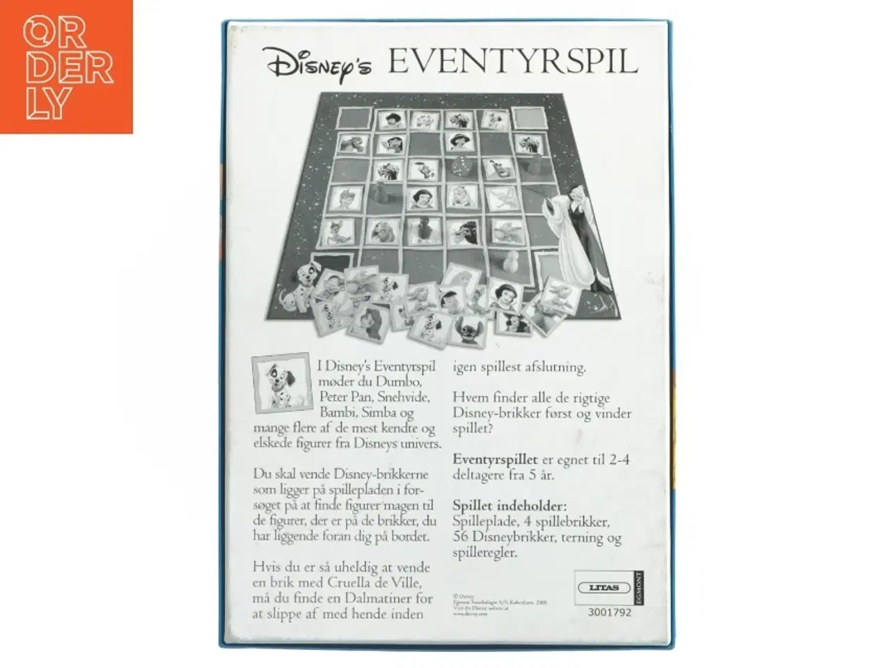 Billede 3 - Disney Eventyrspil brætspil fra Disney (str. 27,5x20 cm)