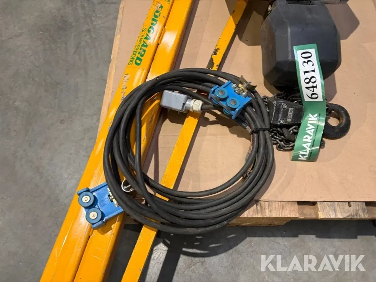 Billede 6 - Svingkran Max fodgaard 500 kg. Carl Stahl 620 elektrisk talje