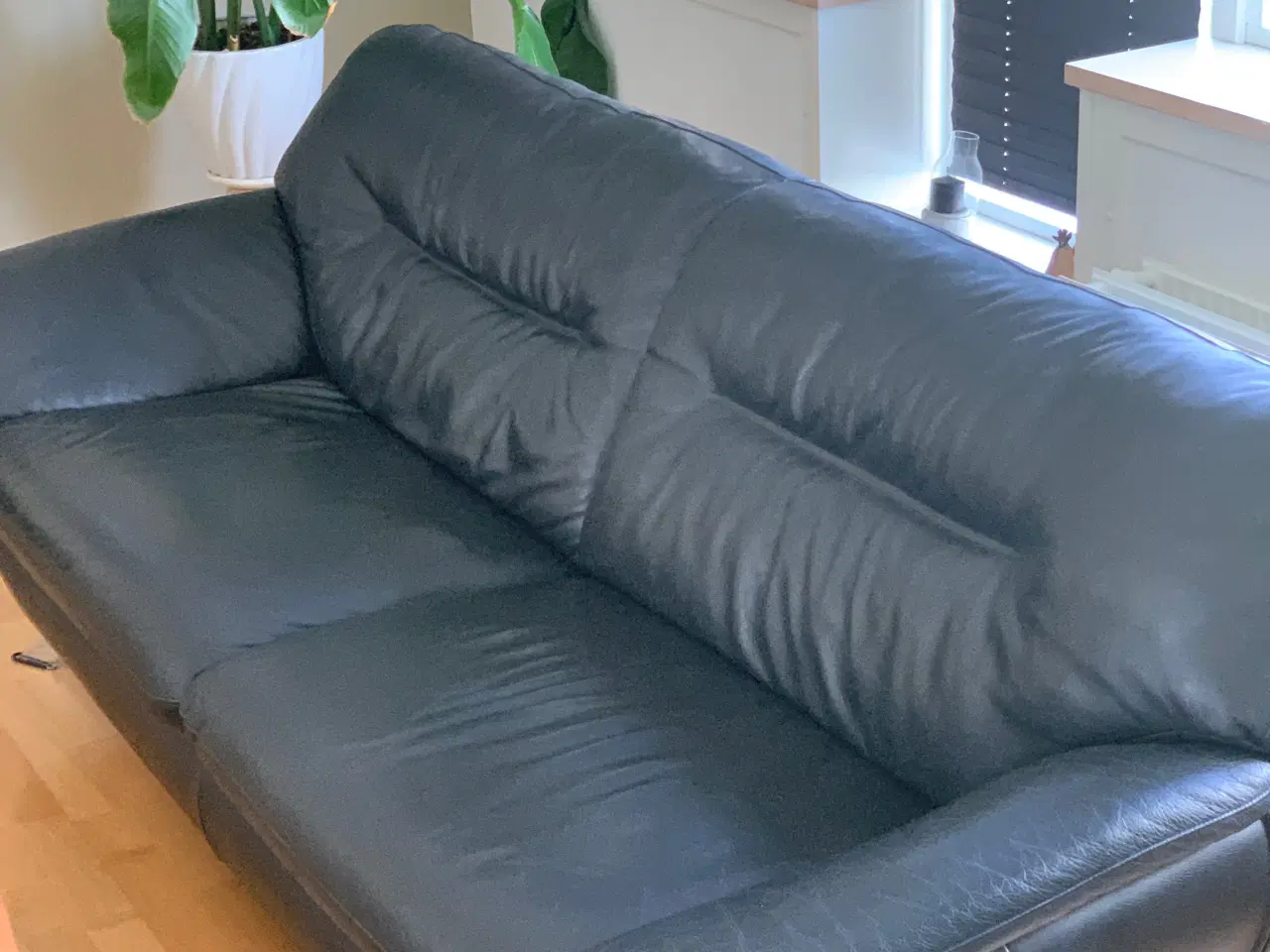 Billede 3 - Flot 3pers. lædersofa 
