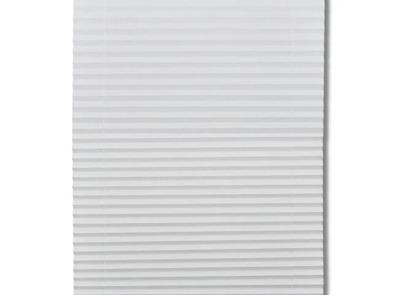 Billede 2 - Plisségardiner 100 x 200 cm hvid