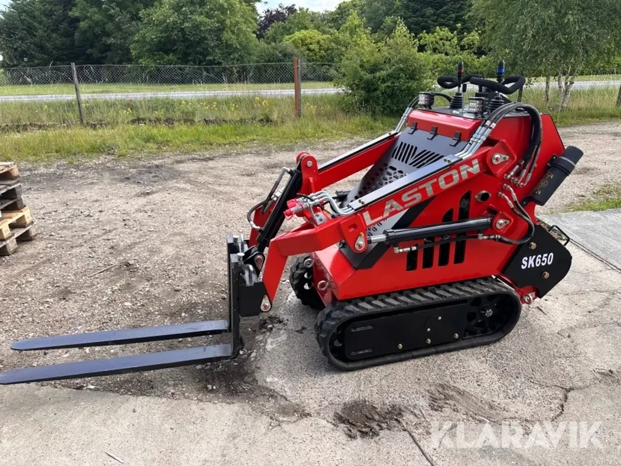 Billede 3 - Larvebåndslæsser Laston GX690-22hk Honda motor