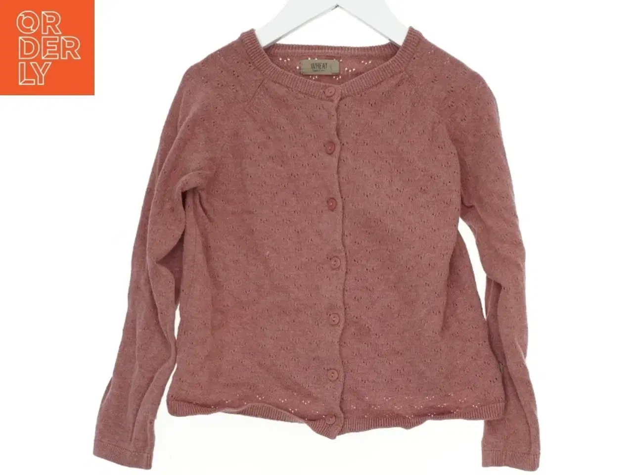 Billede 1 - Gammelrosa cardigan fra Wheat (str. 122)