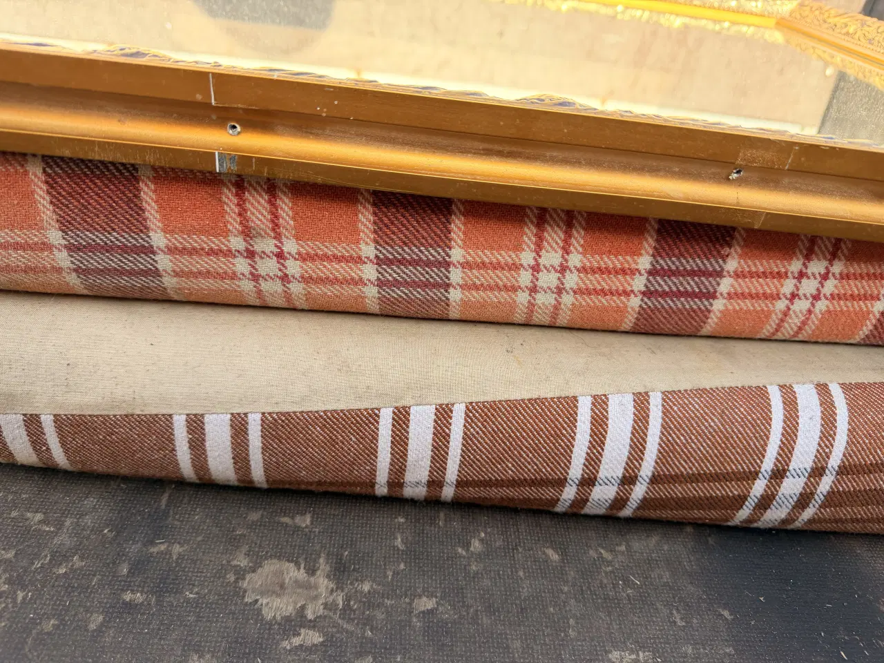 Billede 6 - Spejl 240x70cm med “guld” ramme